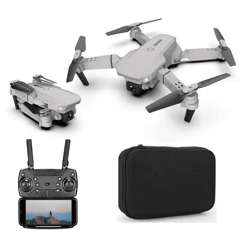 Mini Drone E88 4k Hd Camara 4 Ejes Plega