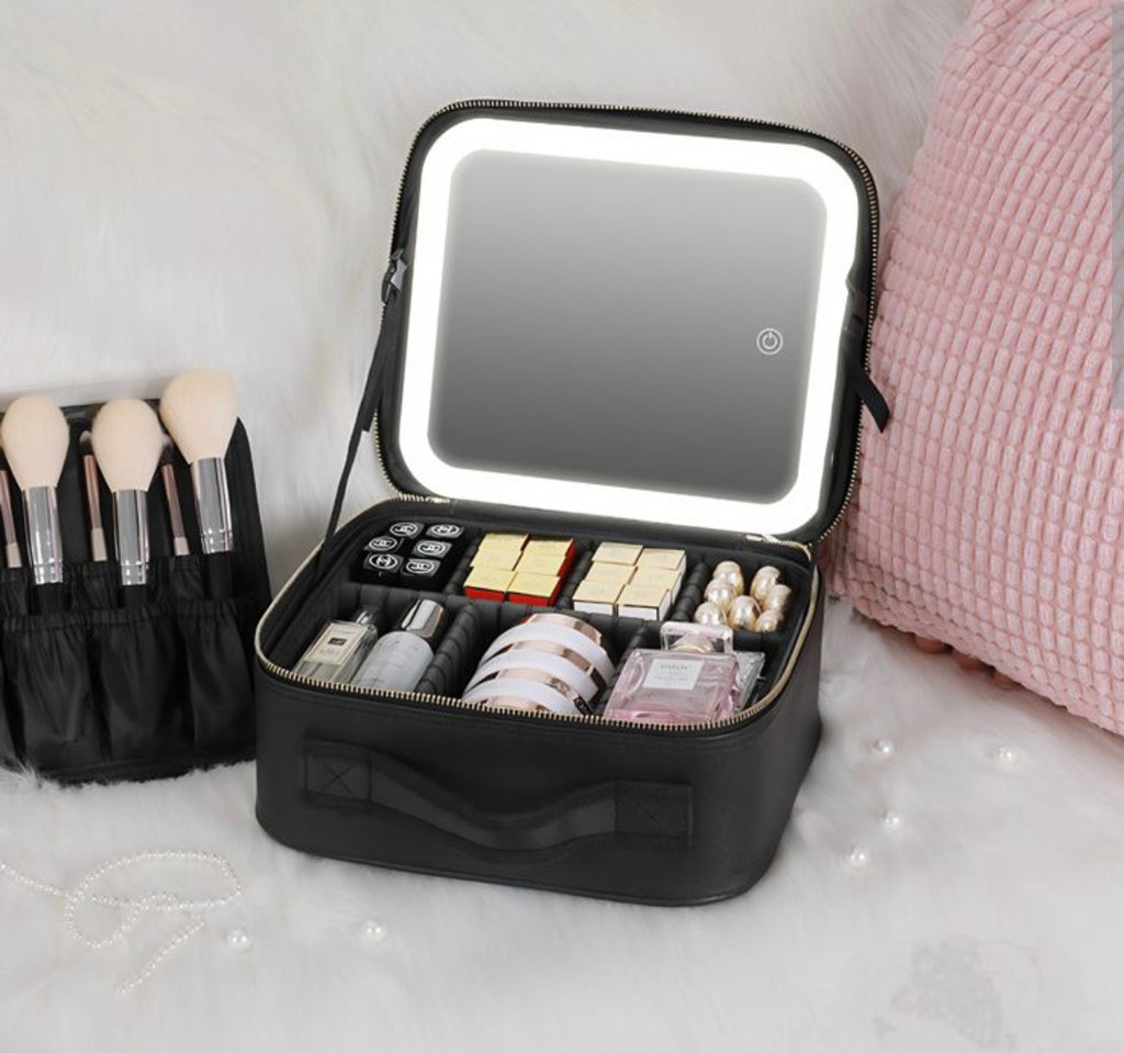 💄 Organizador de Maquillaje Premium con Espejo LED Integrado