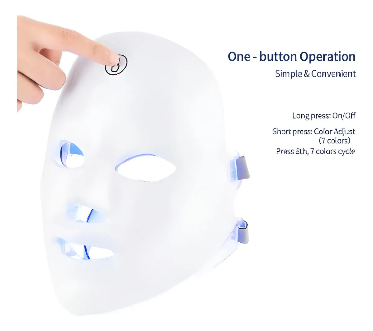 Máscara LED 7 Colores — El tratamiento facial que evita ir a la clínica estética 💡