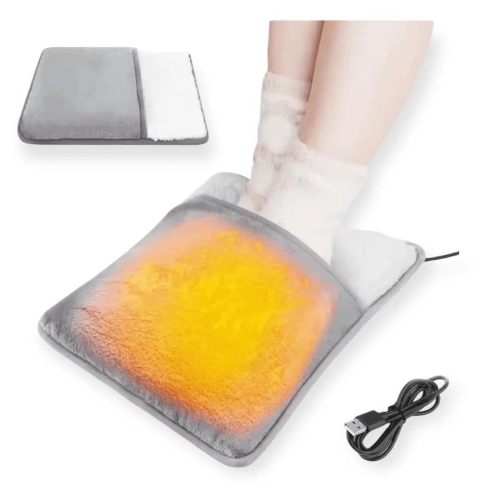 Calentador de pies ultrasuave con cable USB